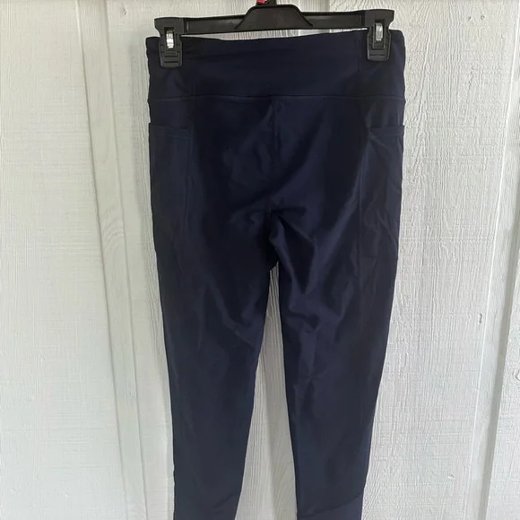 Victoria Secret Sport Navy Full Length Workout Gym Leggings Lounge & activewear - Picture 2 of 3